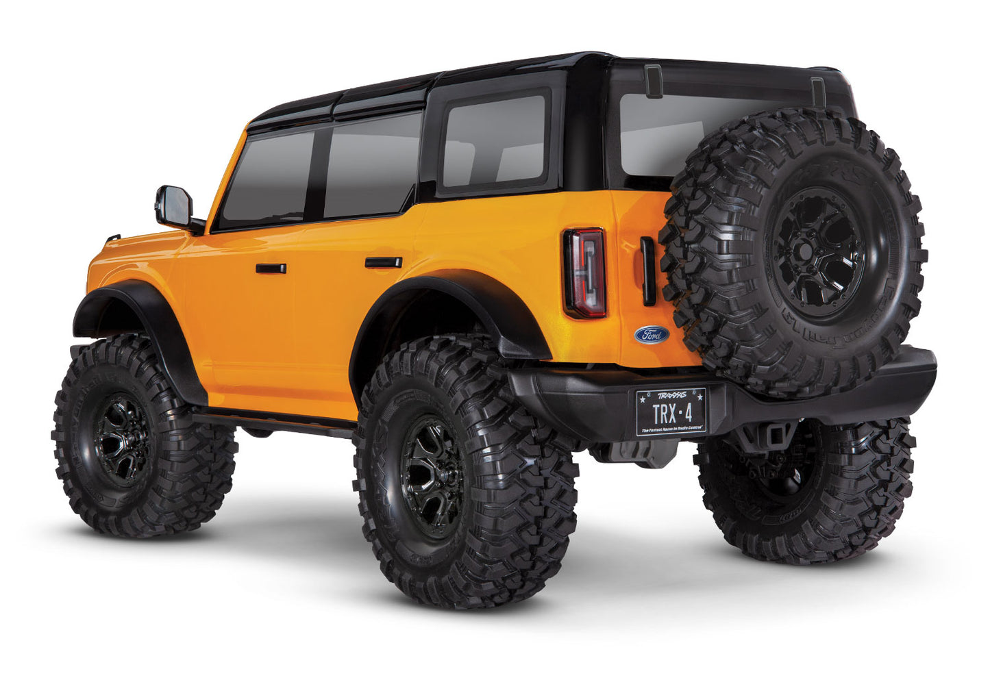 Traxxas TRX-4 1/10 Trail Crawler Truck w/2021 Ford Bronco Body (Orange) & TQi 2.4GHz Radio