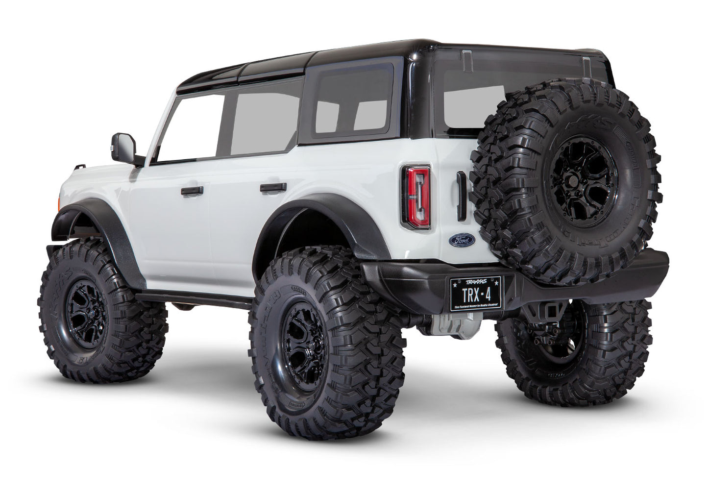 Traxxas TRX-4 1/10 Trail Crawler Truck w/2021 Ford Bronco Body (Oxford White) & TQi 2.4GHz Radio