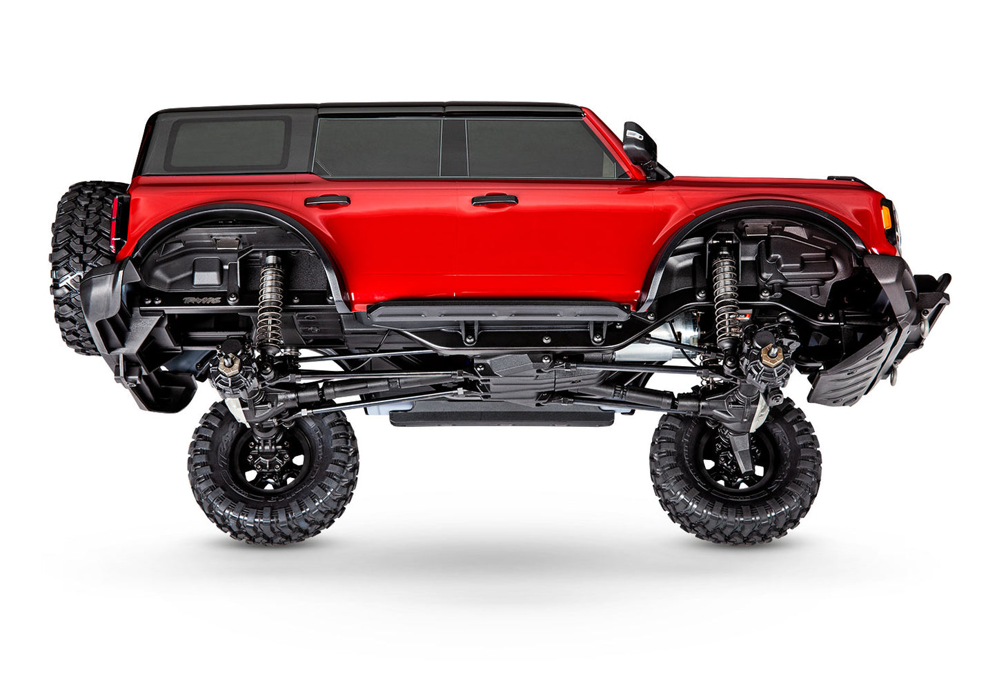 Traxxas TRX-4 1/10 Trail Crawler Truck w/2021 Ford Bronco Body (Silver) & TQi 2.4GHz Radio