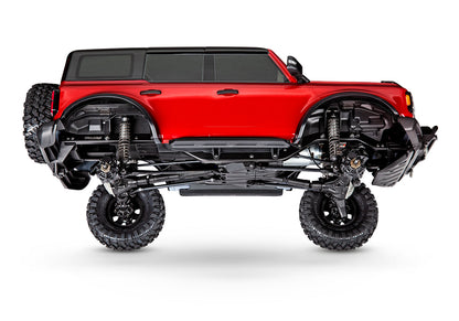 Traxxas TRX-4 1/10 Trail Crawler Truck w/2021 Ford Bronco Body (Silver) & TQi 2.4GHz Radio