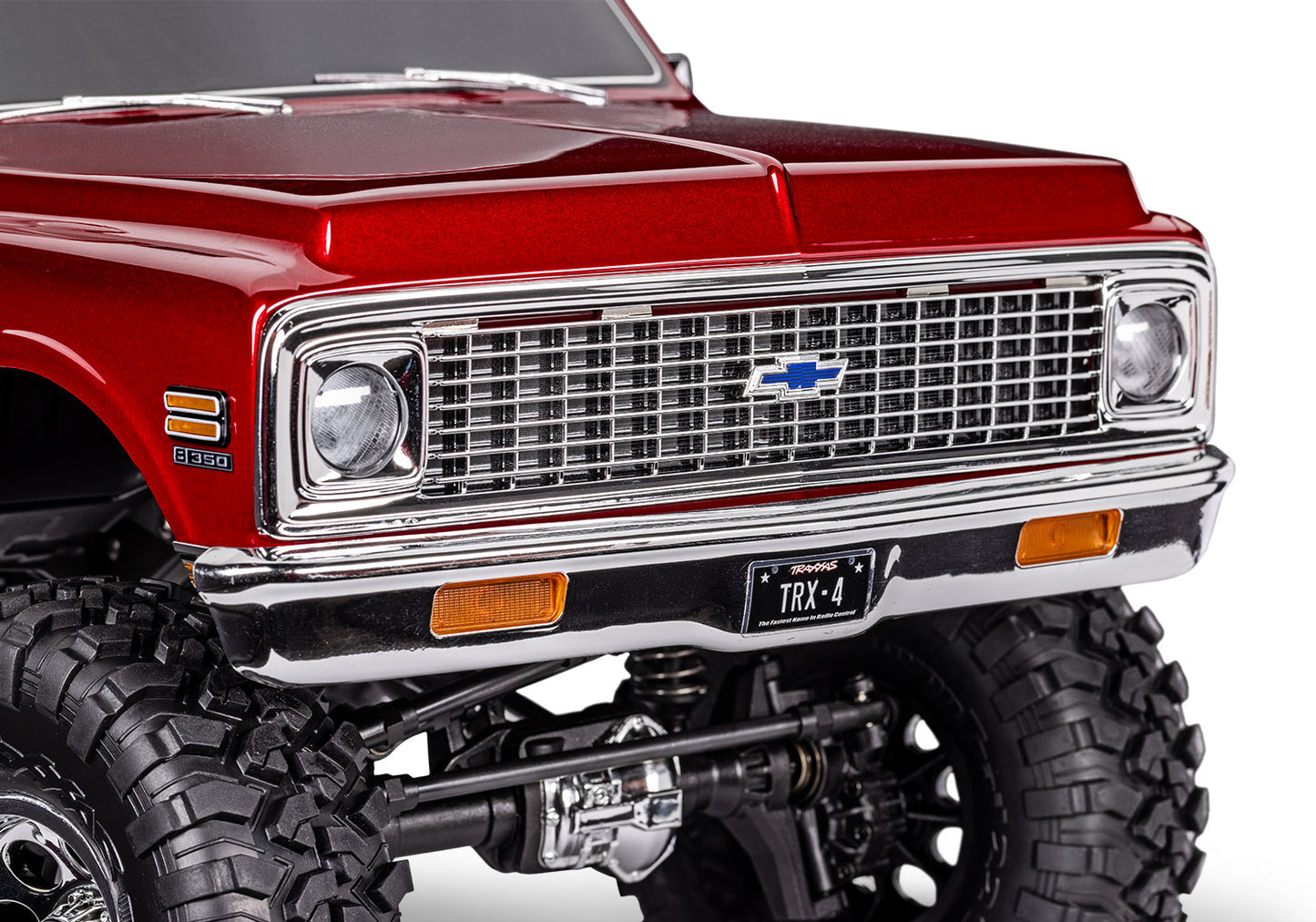 Traxxas TRX-4 1/10 High Trail Edition RC Crawler w/'72 Chevy K5 Blazer Body (Red) & TQi 2.4GHz Radio