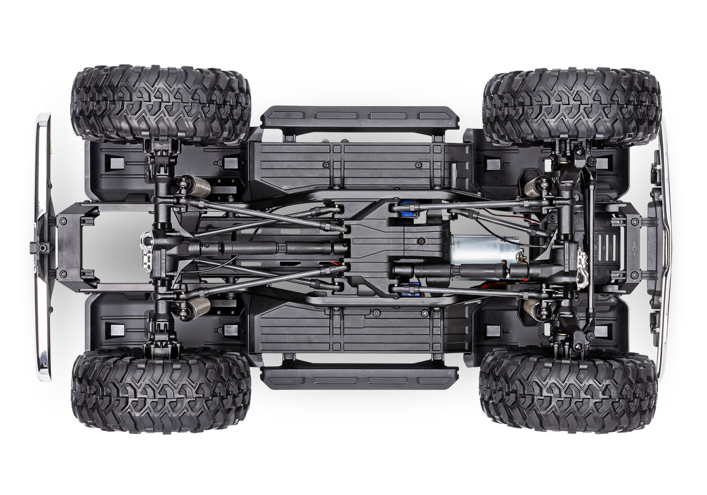 Traxxas TRX-4 1/10 High Trail Edition RC Crawler w/'72 Chevy K5 Blazer Body (Black) & TQi 2.4GHz Radio