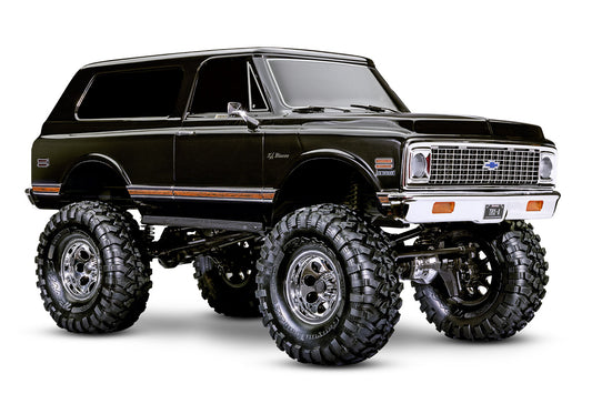 Traxxas TRX-4 1/10 High Trail Edition RC Crawler w/'72 Chevy K5 Blazer Body (Black) & TQi 2.4GHz Radio