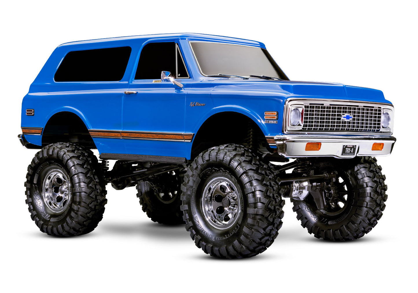 Traxxas TRX-4 1/10 High Trail Edition RC Crawler w/'72 Chevy K5 Blazer Body (Blue) & TQi 2.4GHz Radio