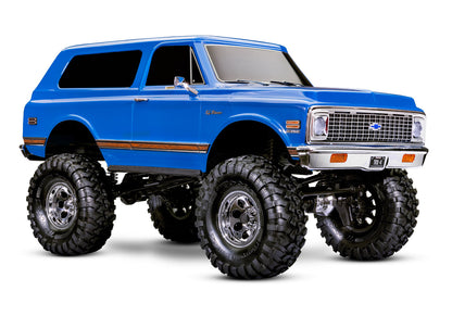 Traxxas TRX-4 1/10 High Trail Edition RC Crawler w/'72 Chevy K5 Blazer Body (Blue) & TQi 2.4GHz Radio