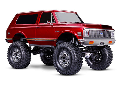 Traxxas TRX-4 1/10 High Trail Edition RC Crawler w/'72 Chevy K5 Blazer Body (Red) & TQi 2.4GHz Radio