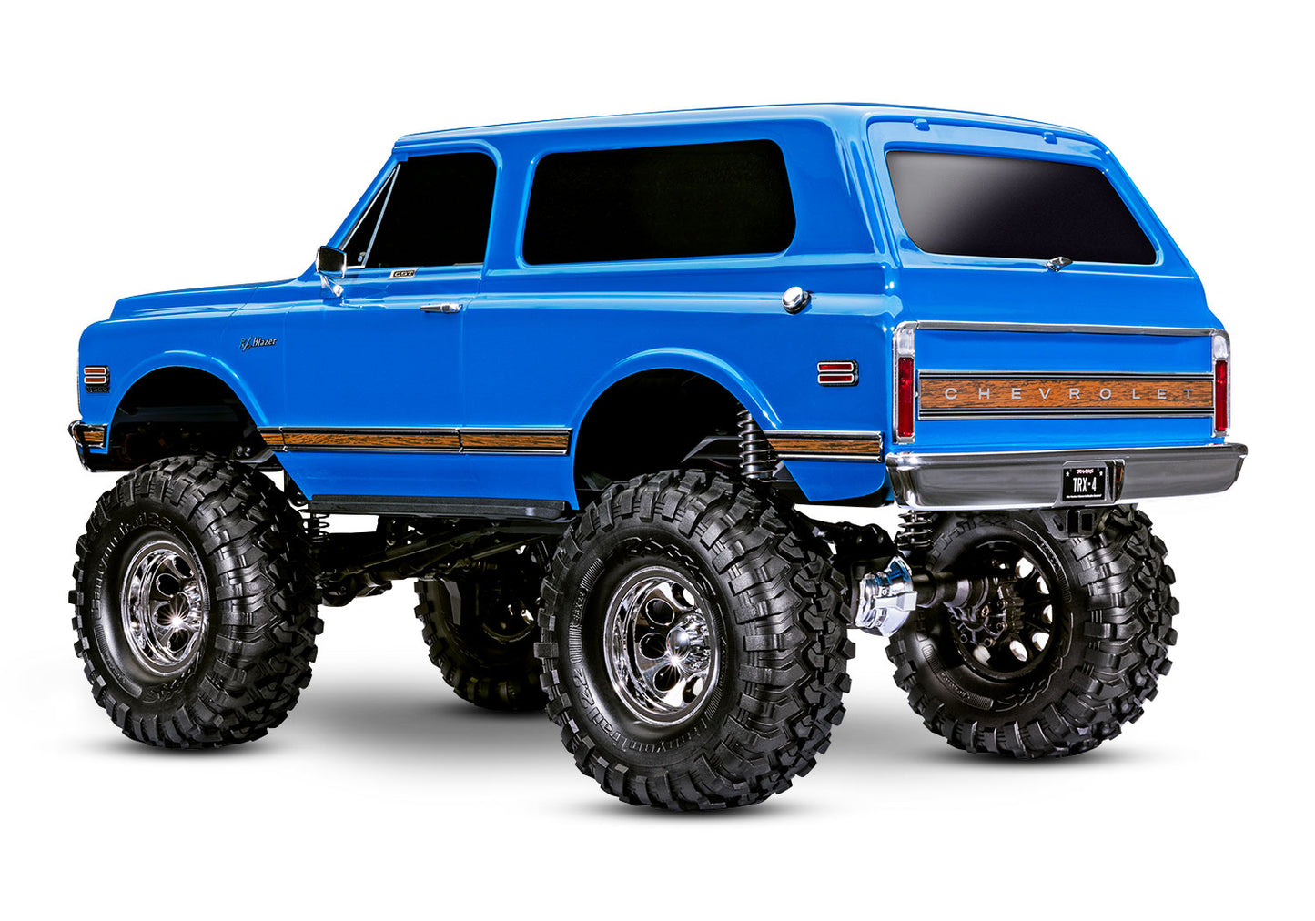 Traxxas TRX-4 1/10 High Trail Edition RC Crawler w/'72 Chevy K5 Blazer Body (Blue) & TQi 2.4GHz Radio