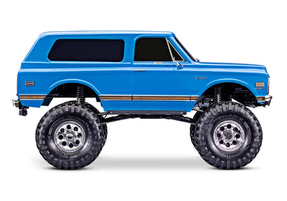 Traxxas TRX-4 1/10 High Trail Edition RC Crawler w/'72 Chevy K5 Blazer Body (Blue) & TQi 2.4GHz Radio