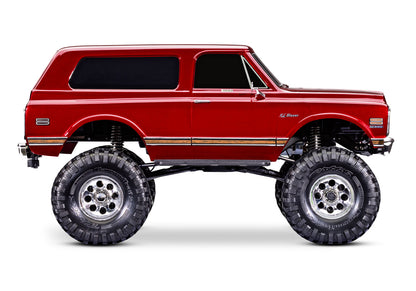 Traxxas TRX-4 1/10 High Trail Edition RC Crawler w/'72 Chevy K5 Blazer Body (Red) & TQi 2.4GHz Radio