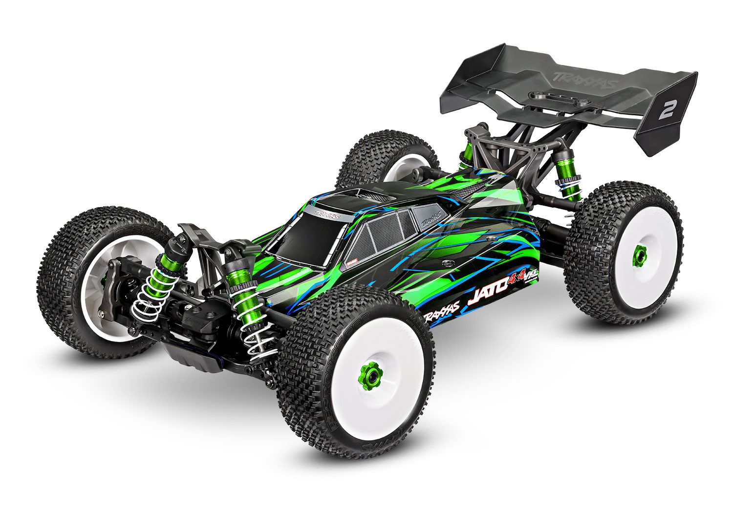 Traxxas Jato® 4x4 VXL 1/8 Brushless Electric Racing Buggy (Green) w/TQi 2.4GHz Radio & Link Module