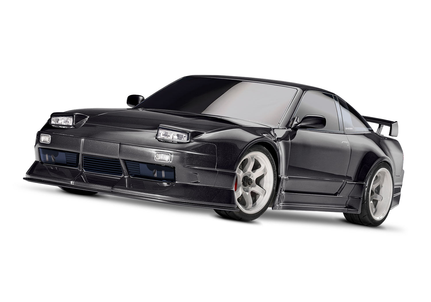 Traxxas 4-Tec® 2.0 Nissan® 240SX 1/10 RTR Electric Brushless 4WD On-Road Car (Black) w/VX3 ESC, TQi™ Sport 2.4GHz Radio & TSM®