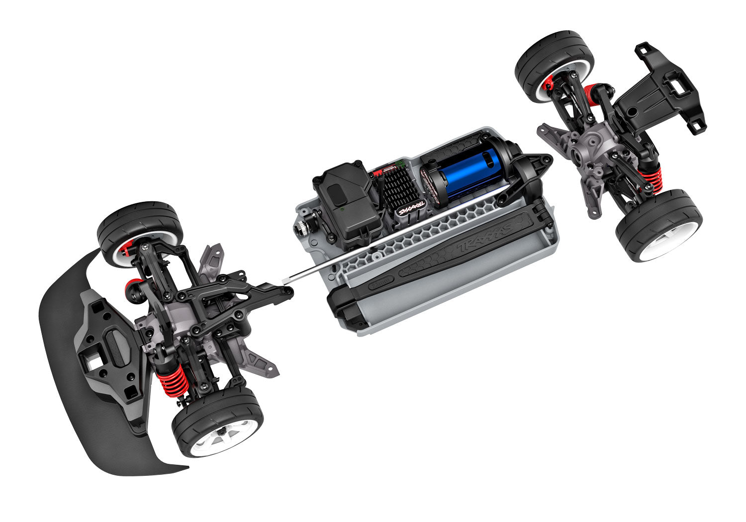 Traxxas 4-Tec® 2.0 Nissan® 240SX 1/10 RTR Electric Brushless 4WD On-Road Car (Blue) w/VX3 ESC, TQi™ Sport 2.4GHz Radio & TSM®