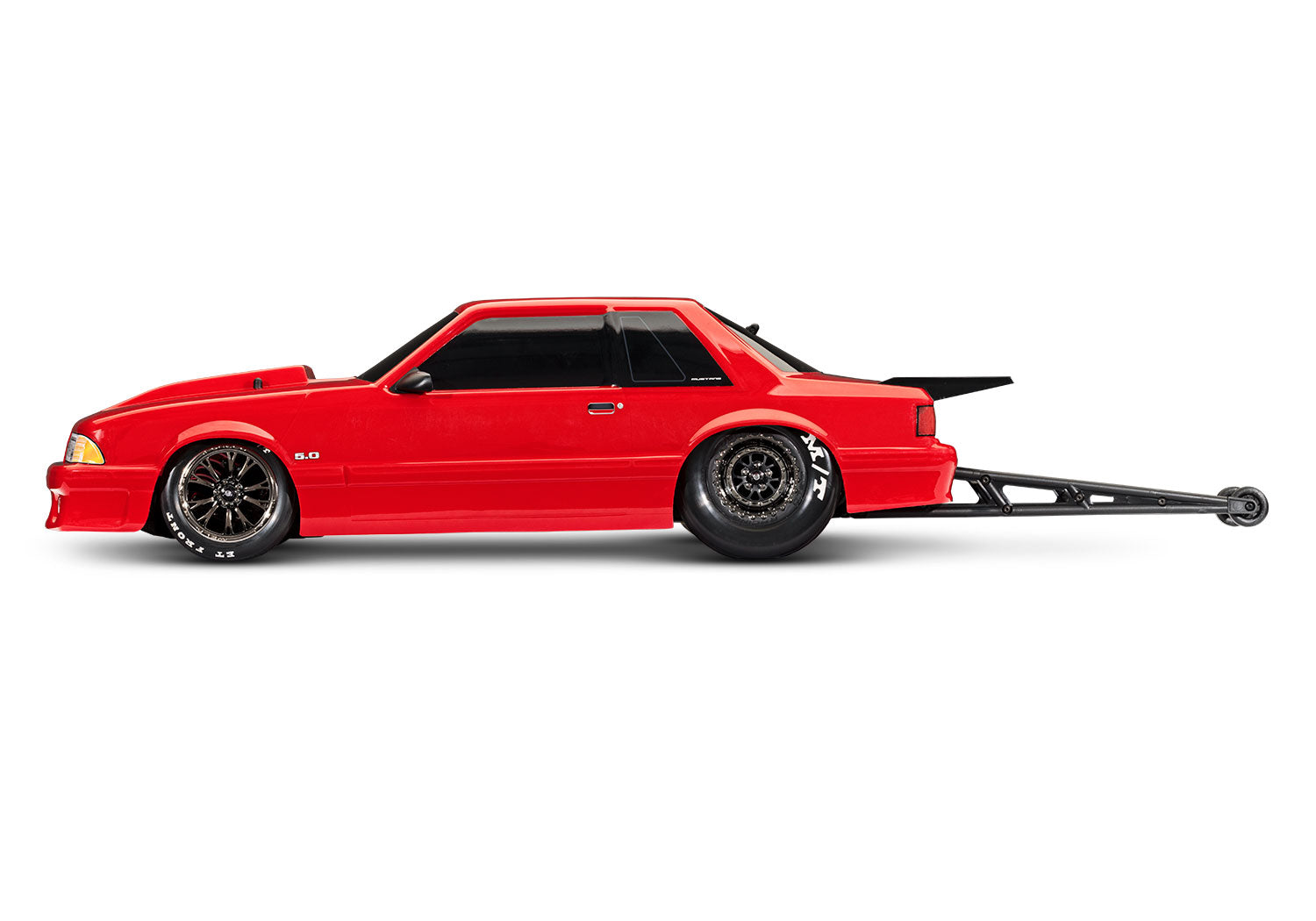 Traxxas Drag Slash HD 1/10 2WD RTR No Prep Car w/Ford Mustang 5.0 Body (Red) TQi 2.4GHz Radio & TSM