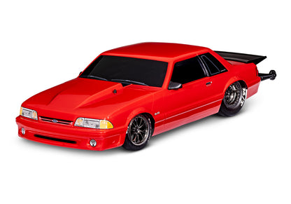 Traxxas Drag Slash HD 1/10 2WD RTR No Prep Car w/Ford Mustang 5.0 Body (Red) TQi 2.4GHz Radio & TSM