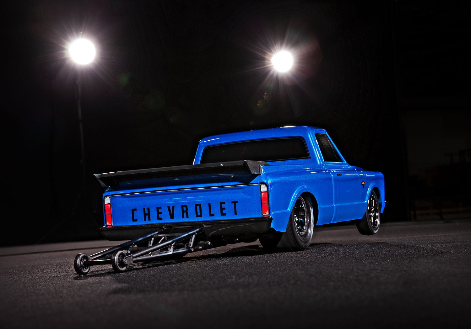 Traxxas Drag Slash HD 1967 Chevrolet C10 1/10 2WD RTR No Prep Truck (Blue) w/TQi 2.4GHz Radio & TSM