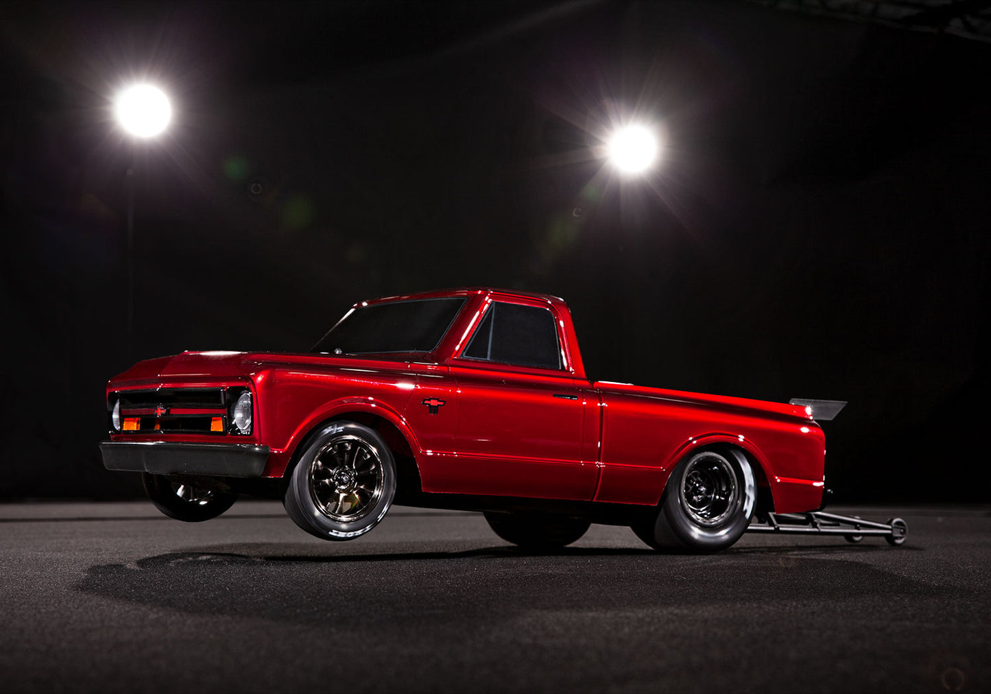 Traxxas Drag Slash HD 1967 Chevrolet C10 1/10 2WD RTR No Prep Truck (Red) w/TQi 2.4GHz Radio & TSM