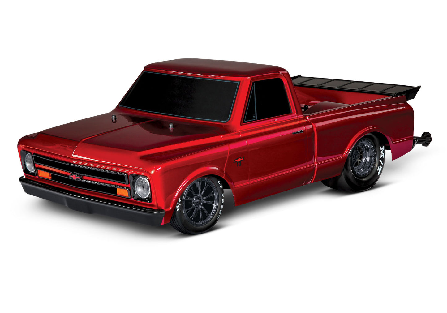 Traxxas Drag Slash HD 1967 Chevrolet C10 1/10 2WD RTR No Prep Truck (Red) w/TQi 2.4GHz Radio & TSM