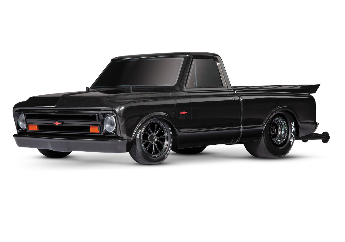 Traxxas Drag Slash HD 1967 Chevrolet C10 1/10 2WD RTR No Prep Truck (Black) w/TQi 2.4GHz Radio & TSM