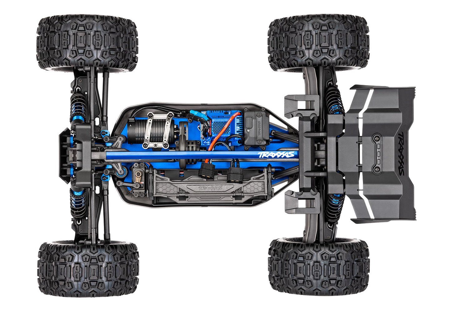 Traxxas Sledge RTR 6S 4WD Electric Brushless 1/8 Monster Truck (Red) w/Belted Sledgehammer Tires & TQi 2.4GHz TSM Radio