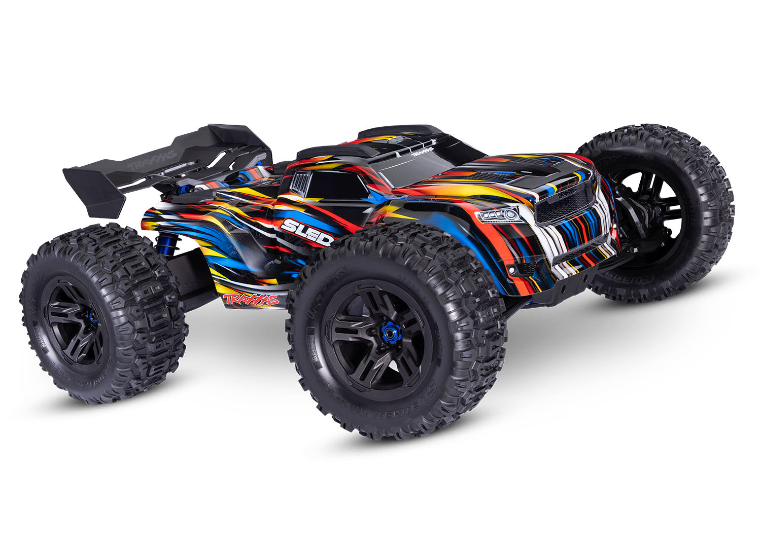 Traxxas Sledge RTR 6S 4WD Electric Brushless 1/8 Monster Truck (Orange) w/Belted Sledgehammer Tires & TQi 2.4GHz TSM Radio