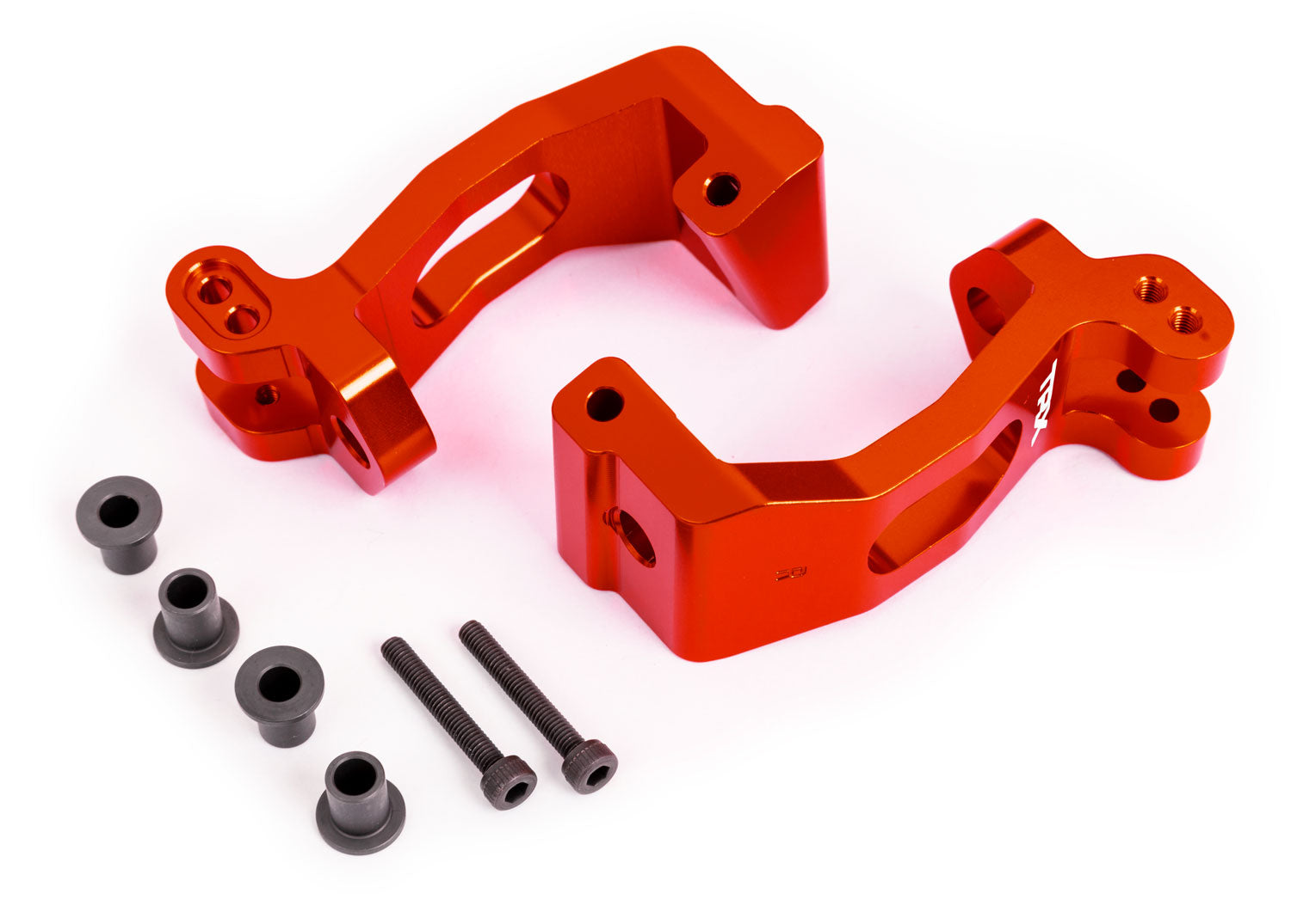 Traxxas Sledge Red 6061-T6 Aluminum Caster Blocks (L&R)