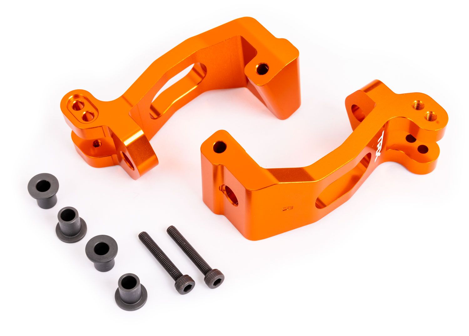 Traxxas Sledge Orange 6061-T6 Aluminum Caster Blocks (L&R)
