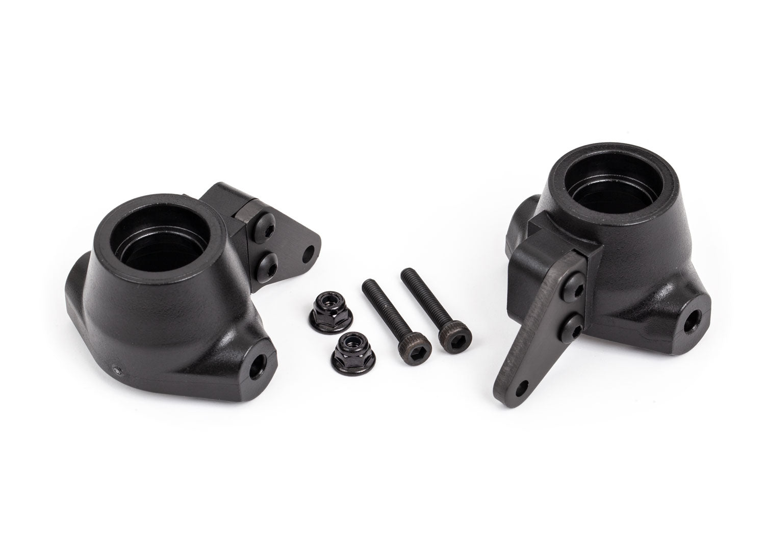 Traxxas Sledge Steering Blocks with Gray Aluminum Arms (L&R)