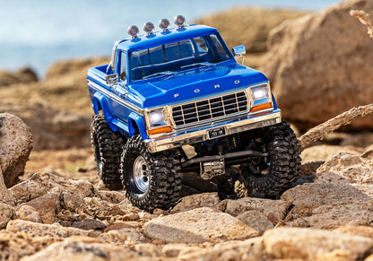 Traxxas TRX-4M 1/18 High Trail Edition Micro Rock Crawler w/Ford F-150 Body (Blue) & TQ 2.4GHz Radio