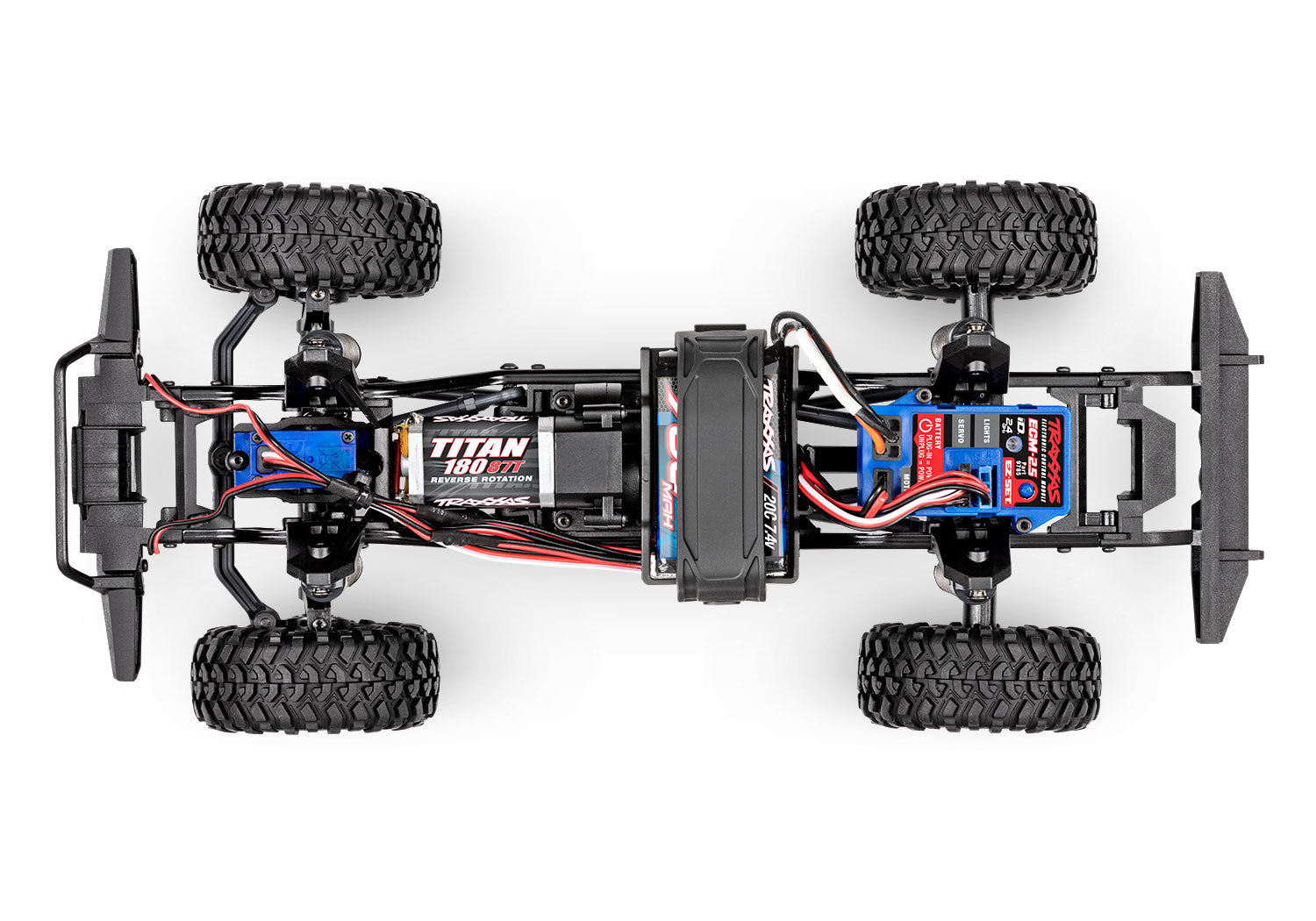 Traxxas TRX-4M® 1/18 RTR Electric Rock Crawler w/Land Rover Defender Body (Black) w/TQ™ 2.4GHz Radio