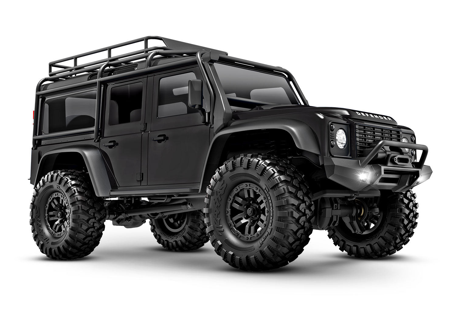 Traxxas TRX-4M® 1/18 RTR Electric Rock Crawler w/Land Rover Defender Body (Black) w/TQ™ 2.4GHz Radio