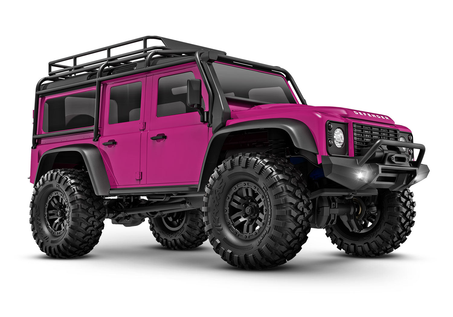 Traxxas TRX-4M 1/18 Electric Rock Crawler w/Land Rover Defender Body (Pink) w/TQ 2.4GHz Radio