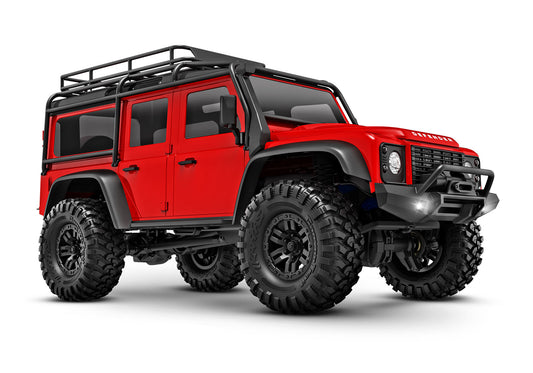 Traxxas TRX-4M 1/18 Electric Rock Crawler w/Land Rover Defender Body (Red) w/TQ 2.4GHz Radio