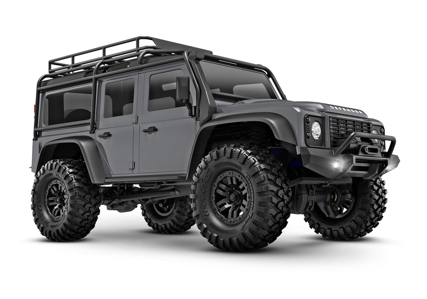 Traxxas TRX-4M 1/18 Electric Rock Crawler w/Land Rover Defender Body (Silver) w/TQ 2.4GHz Radio