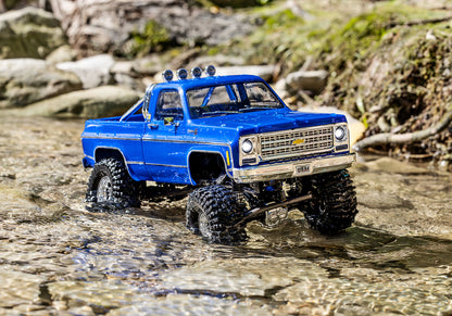 Traxxas TRX-4M 1/18 High Trail Edition Micro Rock Crawler w/Chevrolet K10 Body (Blue) & TQ 2.4GHz Radio