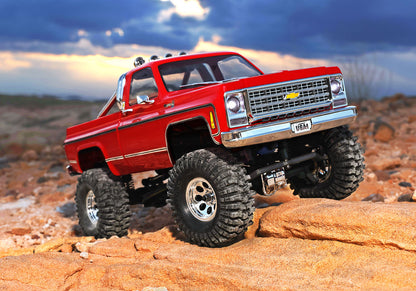 Traxxas TRX-4M 1/18 High Trail Edition Micro Rock Crawler w/Chevrolet K10 Body (Red) & TQ 2.4GHz Radio