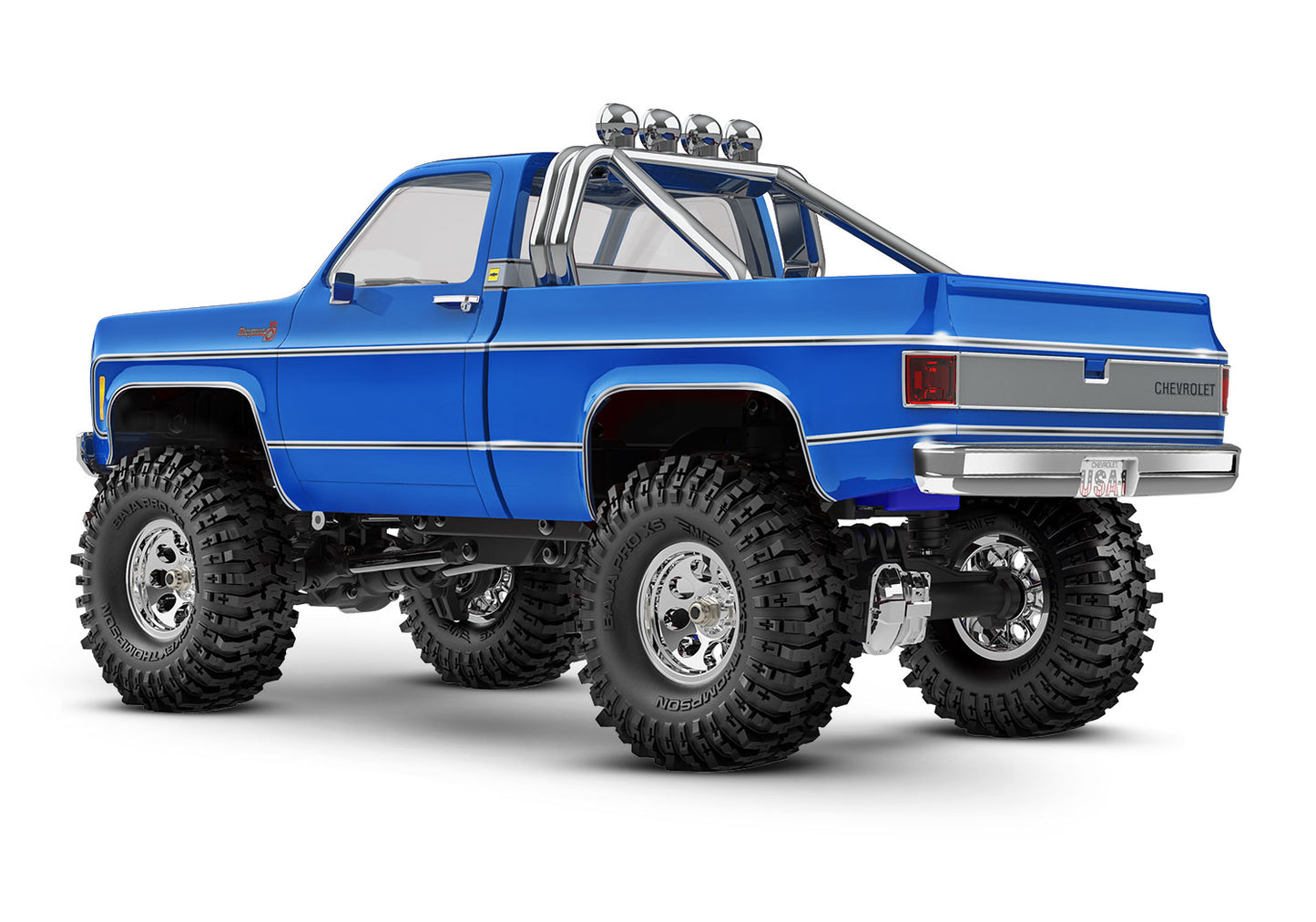 Traxxas TRX-4M 1/18 High Trail Edition Micro Rock Crawler w/Chevrolet K10 Body (Blue) & TQ 2.4GHz Radio