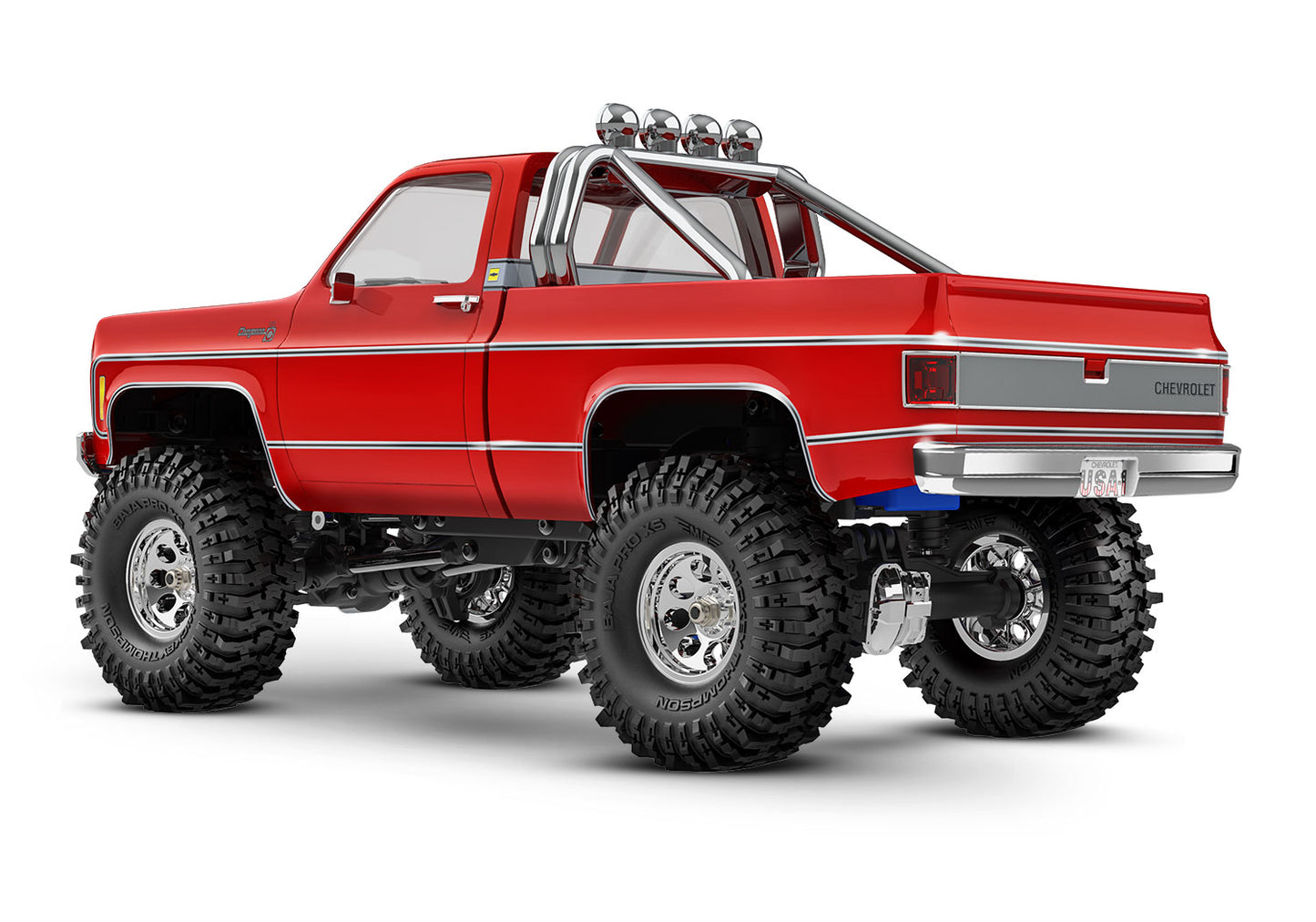 Traxxas TRX-4M 1/18 High Trail Edition Micro Rock Crawler w/Chevrolet K10 Body (Red) & TQ 2.4GHz Radio