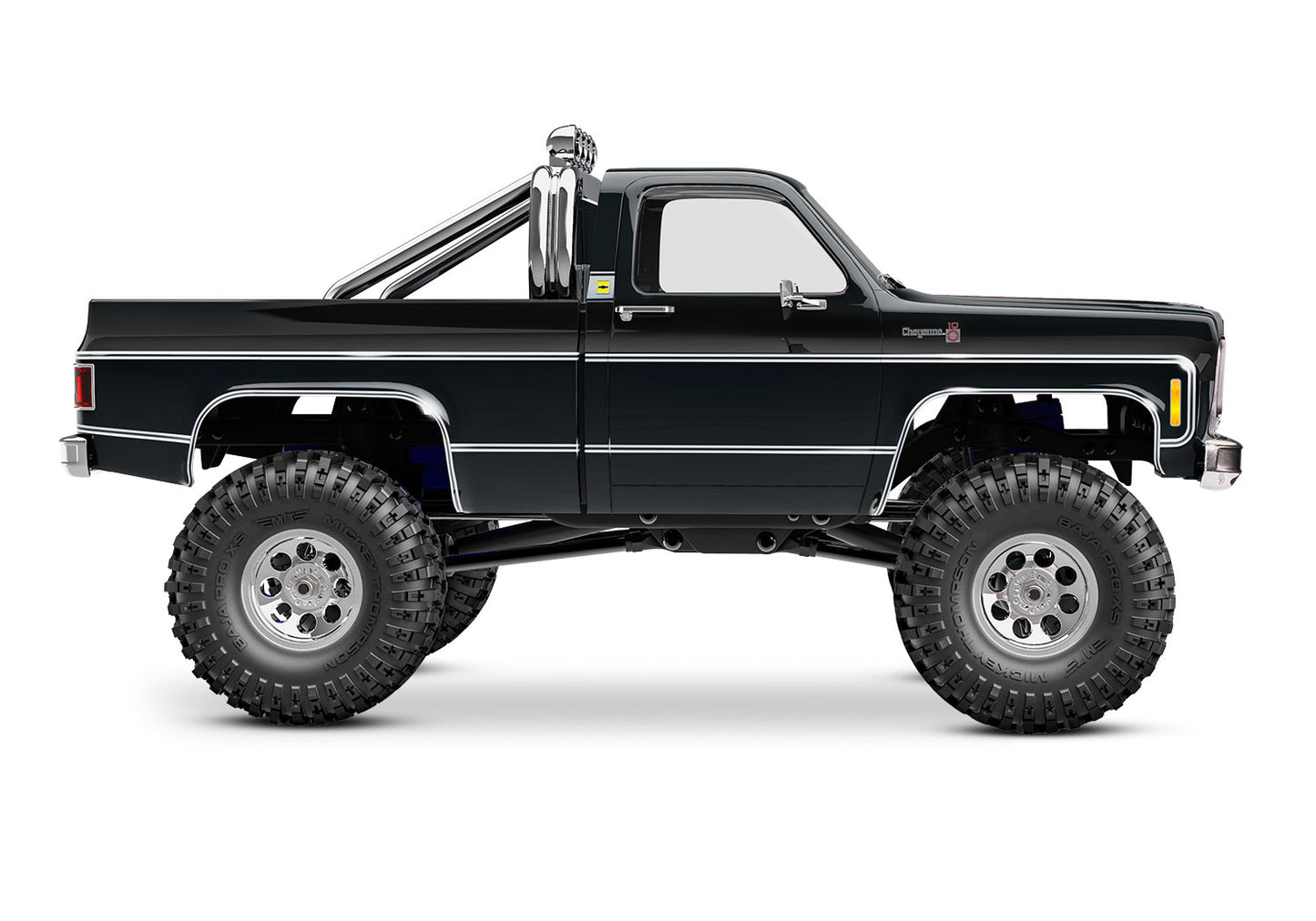 Traxxas TRX-4M 1/18 High Trail Edition Micro Rock Crawler w/Chevrolet K10 Body (Black) & TQ 2.4GHz Radio