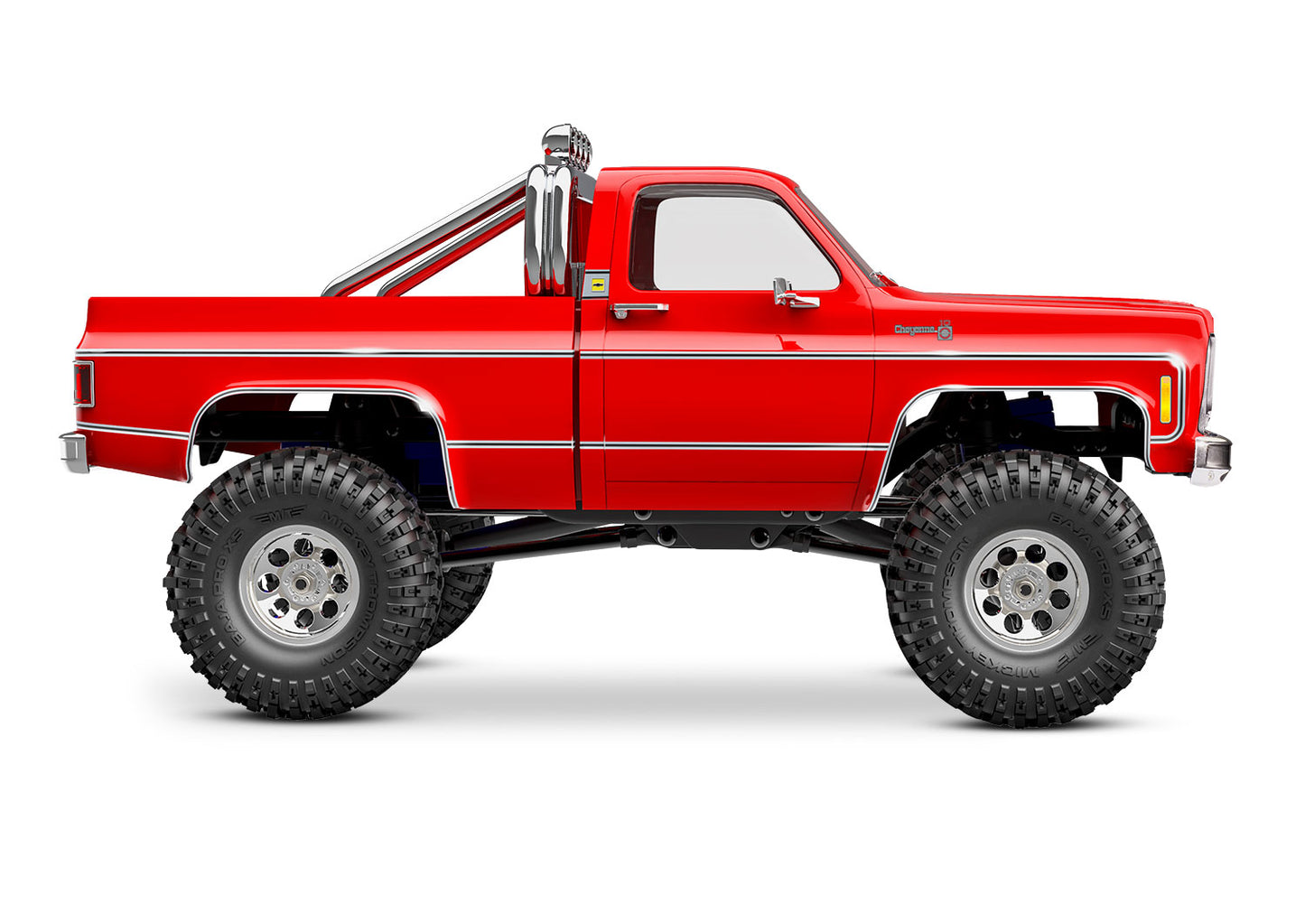 Traxxas TRX-4M 1/18 High Trail Edition Micro Rock Crawler w/Chevrolet K10 Body (Red) & TQ 2.4GHz Radio