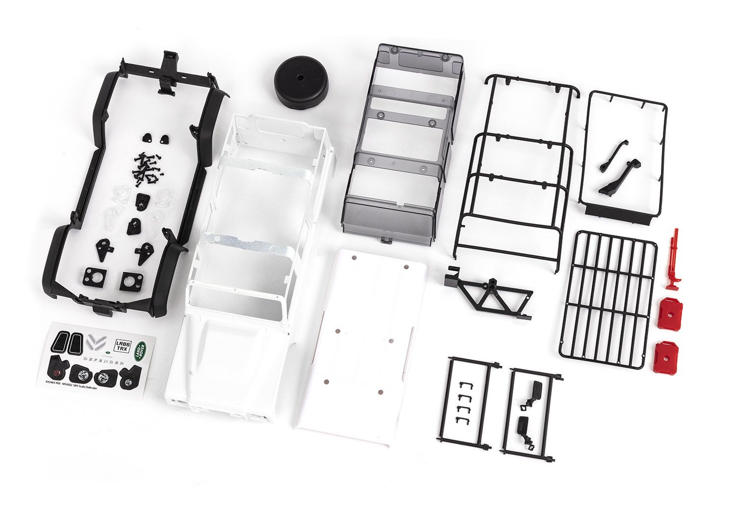 Traxxas TRX-4M Land Rover Defender Unpainted Body & Frame