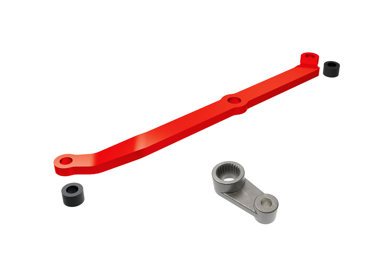 Traxxas TRX-4M Aluminum Steering Link (Red)