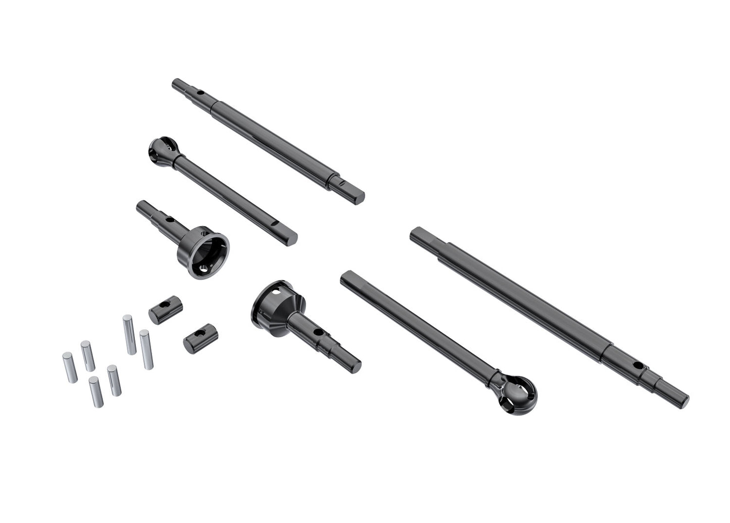 Traxxas TRX-4M Hardened Steel Axle Shaft Set (Front & Rear)