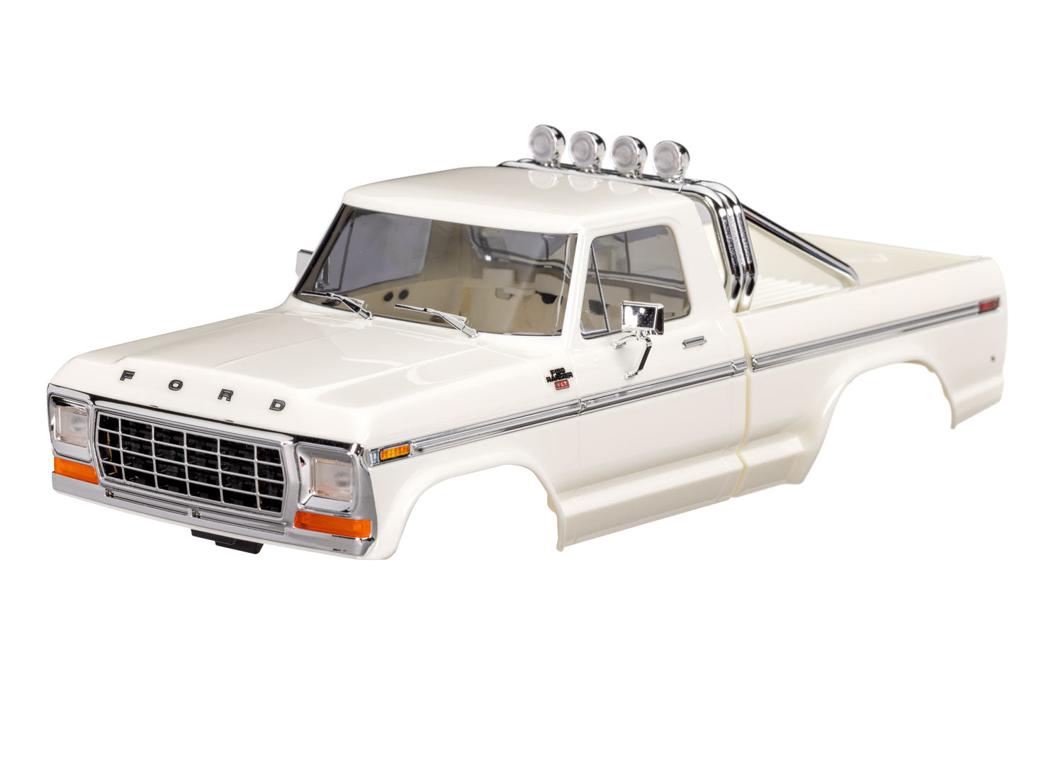 Traxxas TRX-4M™ 1/18 1979 Ford® F-150® Truck Pre-Painted Body Set (White)