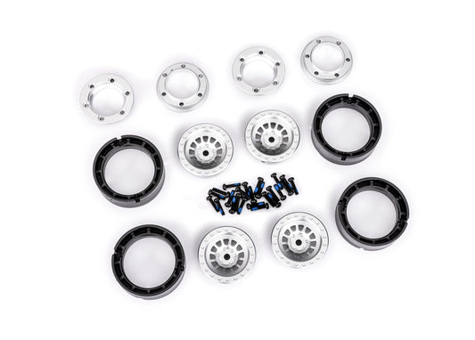 Traxxas 1.0” Aluminum Wheels (Silver) (4)