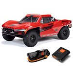 Arrma Fury 2WD MEGA 550 RTR Brushed 1/10 Off-Road Short Course Truck (Red) w/SLT2 2.4GHz Radio, Battery & Charger