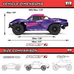 Arrma Fury 223S BLX 1/10 Brushless RTR 2WD Short Course Truck (Purple) w/SLT2 2.4GHz Radio & DSC