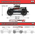 Arrma Granite 4x4 V4 223S DSC 1/10 RTR Brushless 4WD Monster Truck (Red) w/Spektrum™ SLT3 2.4GHz Radio