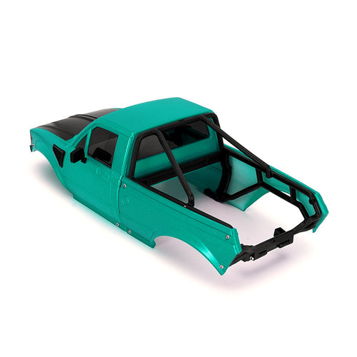 INJORA IR60 Pickup Hard Body with Bed Rack for 1/18 TRX4M Defender Bronco - Green