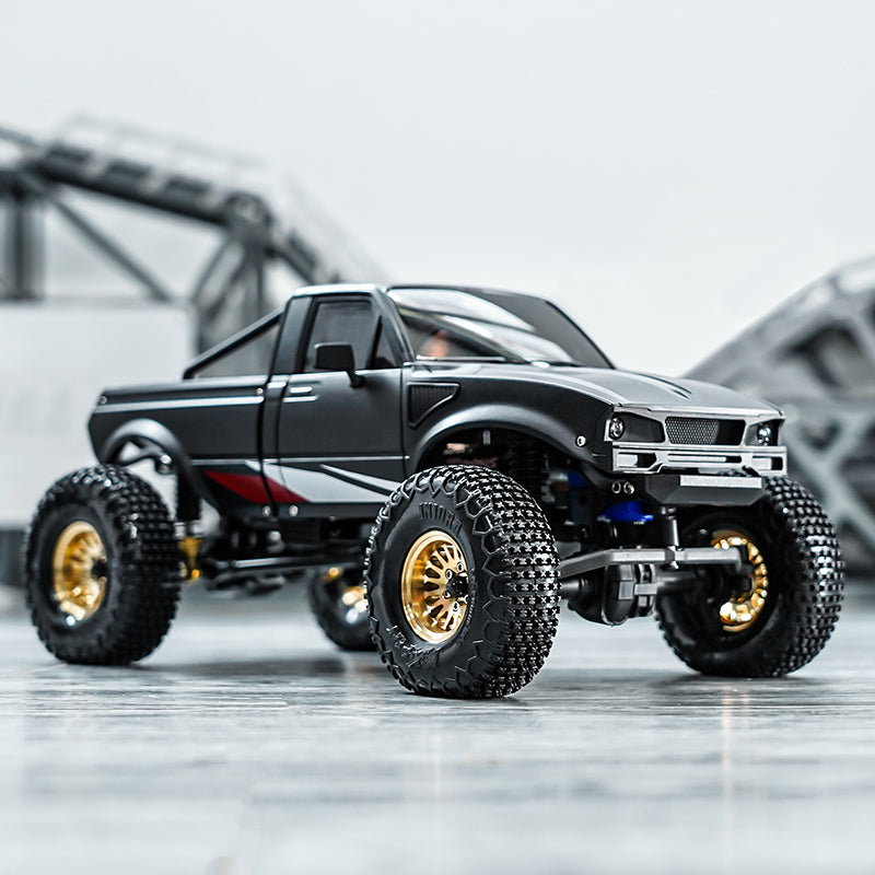 INJORA 1.0 XHX Pin Tires With 1.0 Plus Brass Beadlock Wheels Combo For 1/18 1/24 RC Crawlers