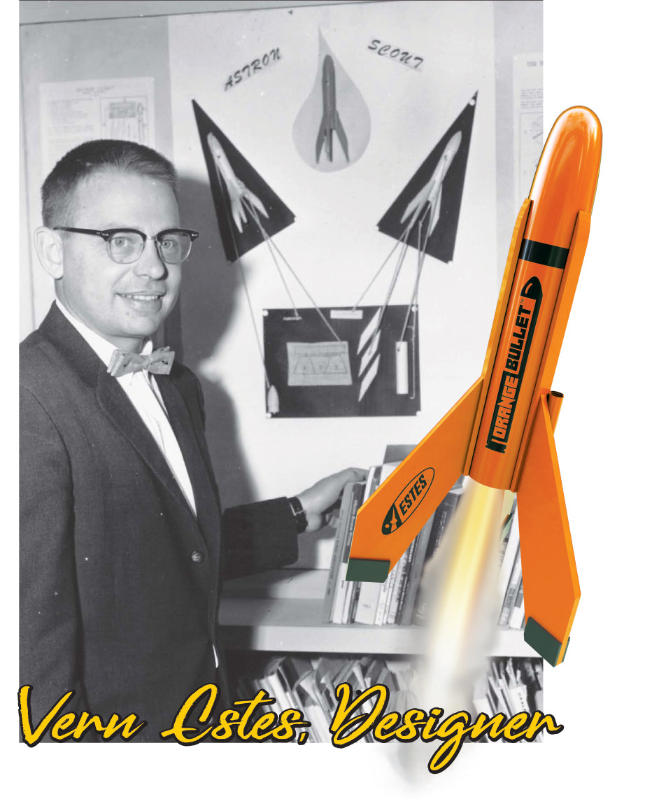 Estes Orange Bullet™ Model Rocket Kit